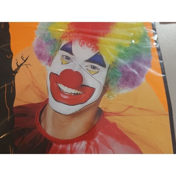 Halloween Multicolored Unisex Clown Wig - Picture 5 of 5